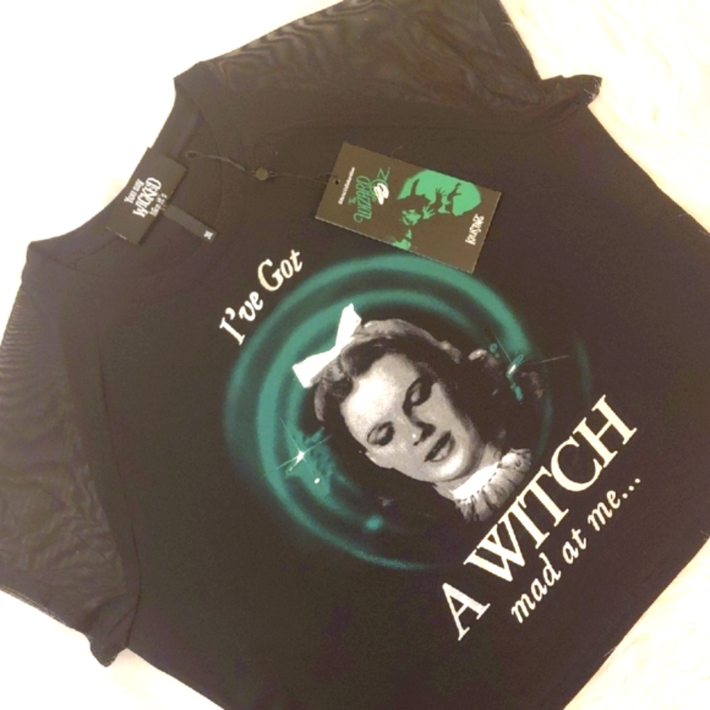 KILLSTAR XXL I WISH I WAS I WASNT HERE CROPPED TEE